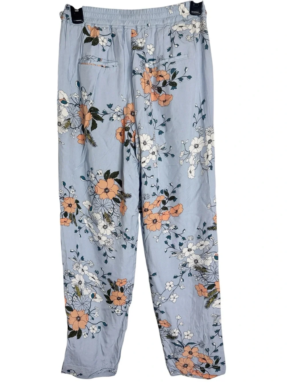J.Crew High-rise pajama style pastel pants in garden floral cottagecore size 00